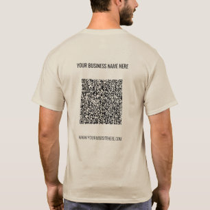 T-Shirt Promotionnel d'Affaires Texte Personnalisé