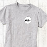 T-shirt promotionnel simple Logo Crest<br><div class="desc">T-shirt commercial promotionnel simple logo crête. Remplacez le logo par le vôtre pour customiser. Portez-les vous-même,  donnez-les à vos employés et collègues,  vendez-les à vos clients ou à vos clients ou donnez-les comme matériel promotionnel pour inspirer la fidélité de vos clients.</div>