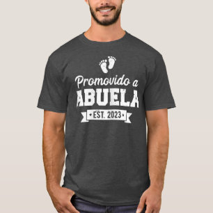 T-shirt Promovido A Abuela 2023, Grand-mère Espagnole Prom