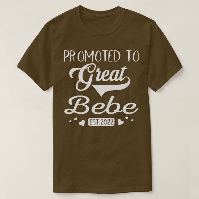 T-shirt Promu à Bebe Est 2022 Fête des mères mamans grand- (Design devant)