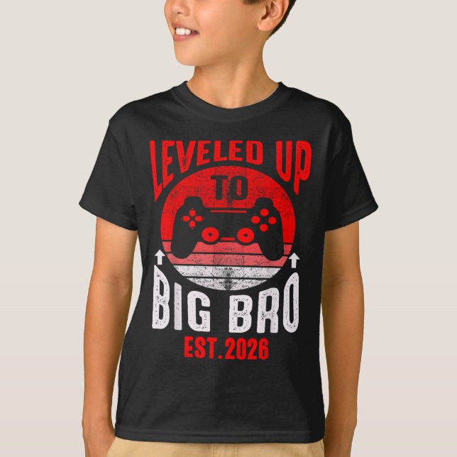T-shirt Promu À Big Bro 2026 Étalé À Big Brother (Devant)
