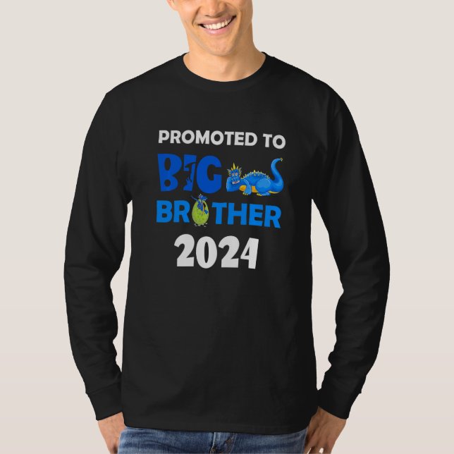 T-shirt Promu à Big Brother 2024 Dinosaur Grossesse An (Devant)