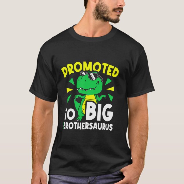 T-shirt PROMU À Big BROTHERSAURUS Big Brother Dinosaur (Devant)