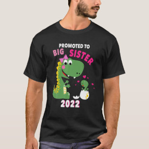 T-shirt Promu À Big Sister Est 2022 Va Être Big Si