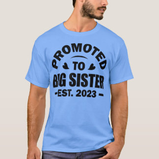 T-shirt Promu À Big Sister Est 2023 Révélation De Sexe Ros
