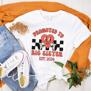 T-Shirt Promu à Big Sister Est 2024   Jolie nouvelle soeur