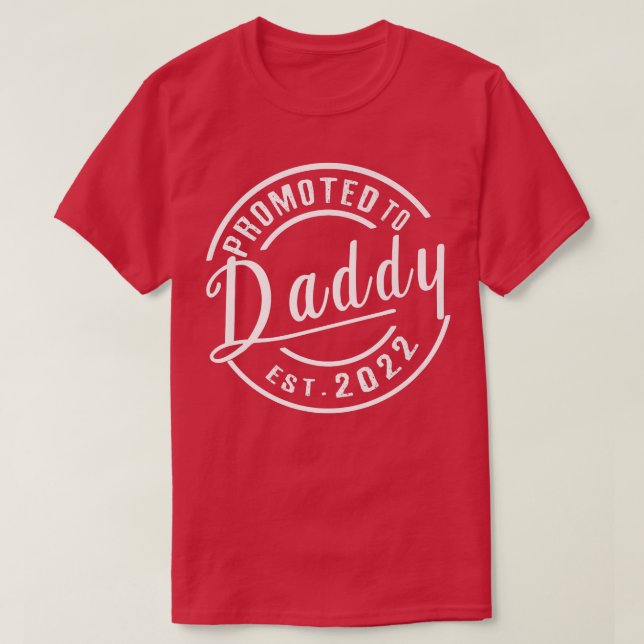 T-shirt Promu à Daddy 2022 Grossesse Annonce Premium (Design devant)
