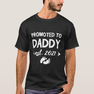 T-shirt Promu À Daddy Est 2021 Faire-part de grossesse