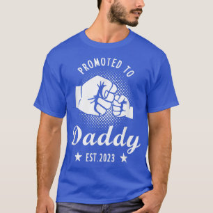 T-shirt Promu À Daddy Est 2023 Papa Grossesse Annonce