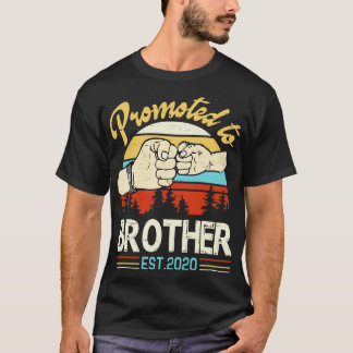 T-shirt Promu À Frère Est 2020 Heureux Père Parent S