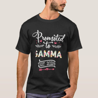 T-shirt Promu À Gamma 2023 Mignonne Faire-part de grossess