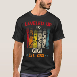 T-shirt Promu À Gigi 2023 Niveau Jusqu'À La Grossesse 2023