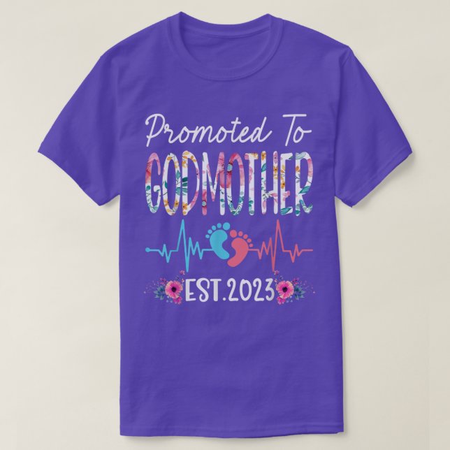 T-shirt Promu à Godmère 2023 Fête des mères Noël F (Design devant)