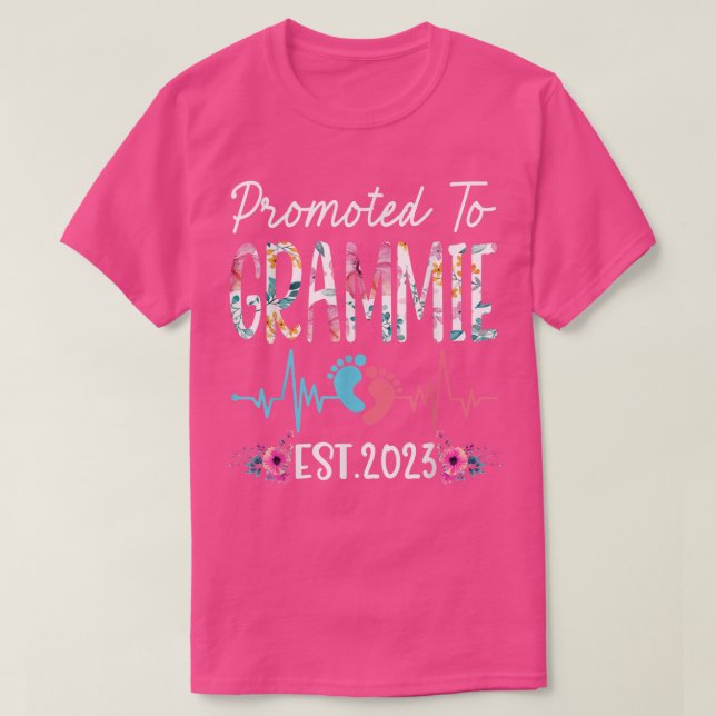 T-shirt Promu à Grammie 2023 Fête des mères Fête de Noël F (Design devant)