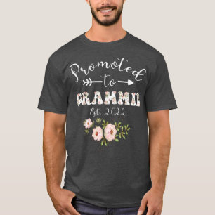 T-shirt Promu À Grammie Est 2022 Femmes Floral Premier Ti