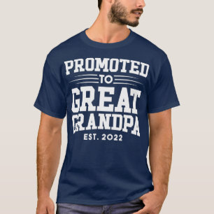 T-shirt Promu À Grand Grand-Père 2022 Nouveau Grand-Pèr