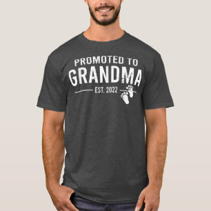 T-shirt Promu à Grand-mère 2022 Première Grand-mère