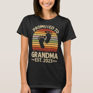 T-shirt Promu à Grand-mère 2023 Vintage pour la nouvelle G