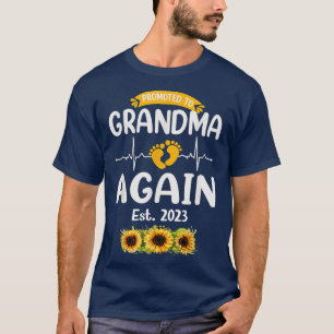 T-shirt Promu À Grand-Mère De Nouveau 2023 Tournesol Nouve