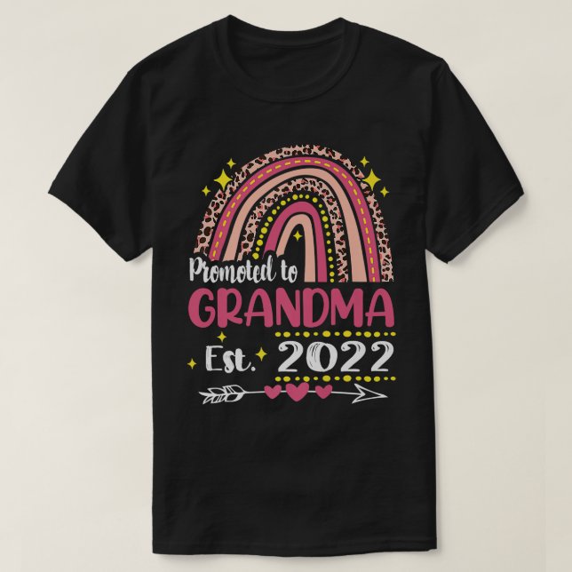 T-shirt Promu À Grand-Mère Est  (Design devant)