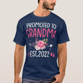 T-shirt Promu À Grand-Mère Est 2022 Annonce De Grossesse