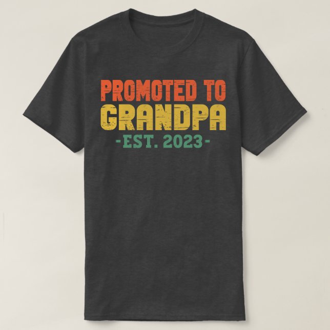 T-shirt Promu À Grand-Père 1 (Design devant)