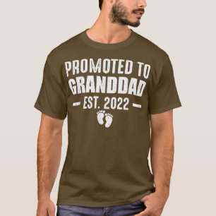 T-shirt Promu À Grand-Père Est 2022 Annonce De Grossesse