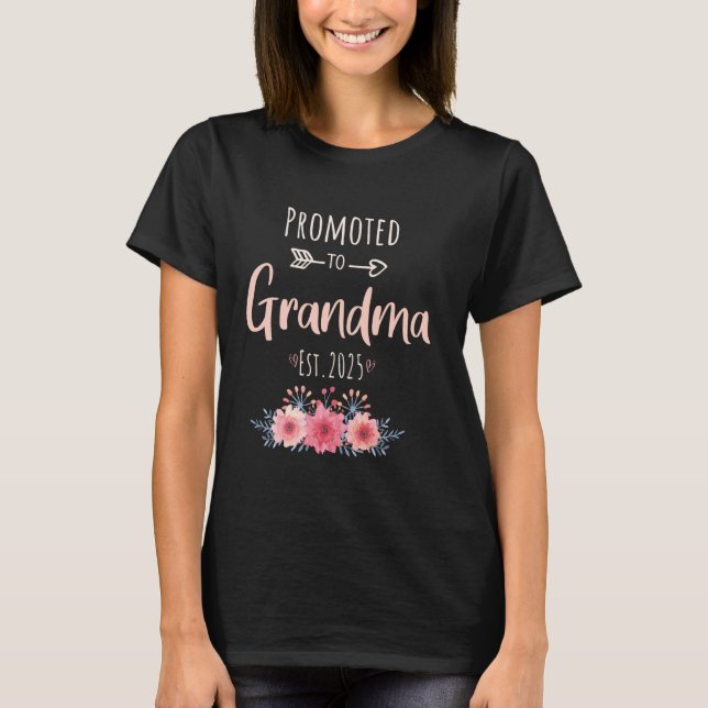 T-shirt Promu À Grandma Est 2025 (Devant)
