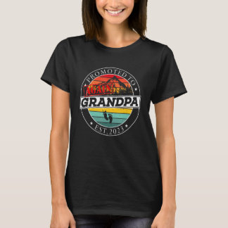T-shirt Promu à Grandpa Est 2023 Retro Vintage Sunset