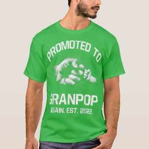 T-shirt Promu À Granpop de nouveau EST 2022 Noël Fathe