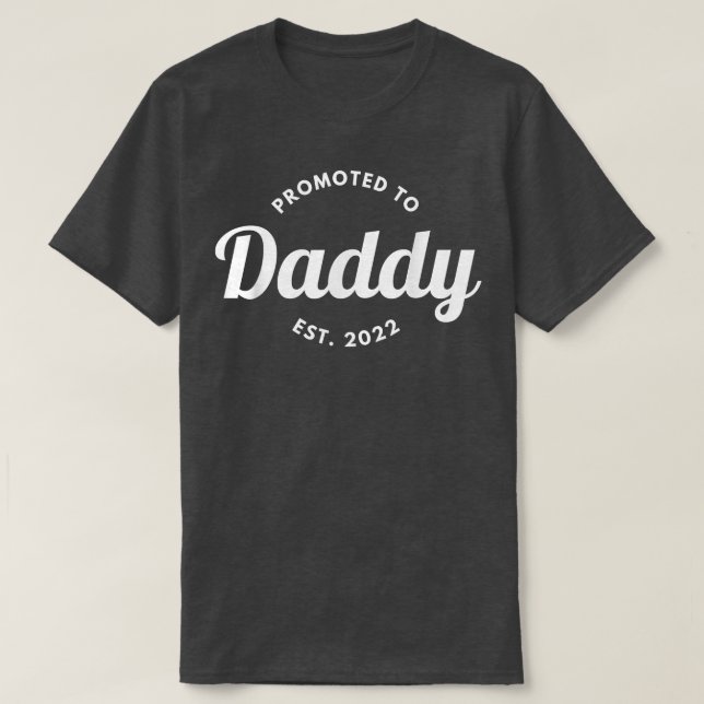 T-shirt Promu à la Faire-part de grossesse de papa  (Design devant)