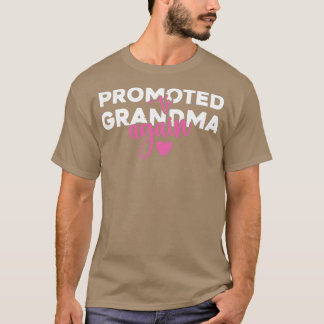 T-shirt Promu à la grand-mère de nouveau Nana Granny mères