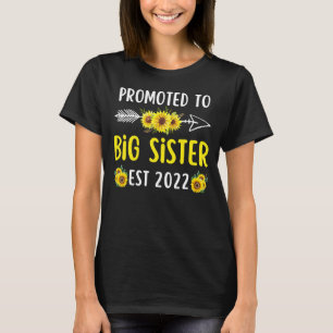 T-shirt Promu À La Grande Soeur Je Vais Être Un Grand Sist