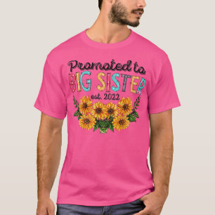 T-shirt Promu À La Grosse Soeur Est 2022 Grossesse Annonce