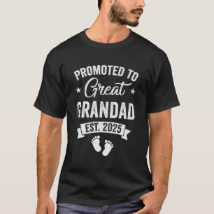 T-shirt Promu À La Grossesse Du Grand Grand-Père Est 2025 