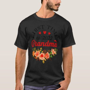 T-shirt Promu À La Nouvelle Grand-Mère Mimi La Première Fo