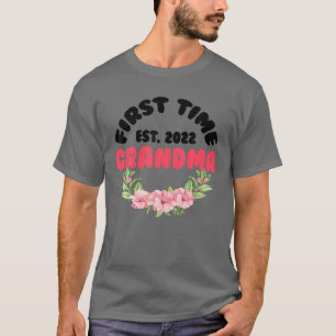 T-shirt Promu À La Nouvelle Grand-Mère Mimi - Première Gra