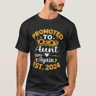 T-shirt Promu À La Tante À Nouveau 2024 Fête Des Mères