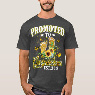 T-shirt Promu À La Tournesol Est 2022 De Grand-Mère
