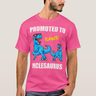 T-shirt Promu À L'Oncle 2021 Dinosaure Premier Oncle M