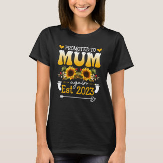 T-shirt Promu À Maman Est 2023 Nouvelle Maman
