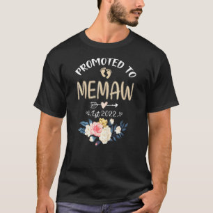 T-shirt Promu À Mémaw 2022 Première Mères Nouvelle Mère