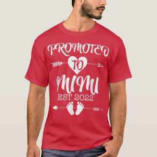 T-shirt Promu À Mimi EST 2022 Grossesse Reveal