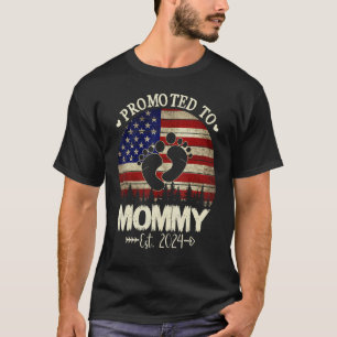 T-shirt Promu À Mommy 2024 Première Fois Nouvelle Maman Pr