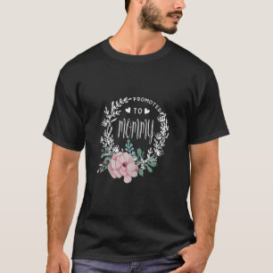 T-shirt Promu à MOMMY Flower Flower Flower Matching Fam
