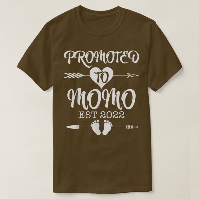 T-shirt Promu À Momo EST 2022 Grossesse (Design devant)