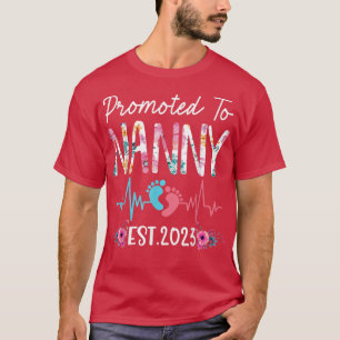 T-shirt Promu à Nanny 2023 Fête des mères Noël Premier