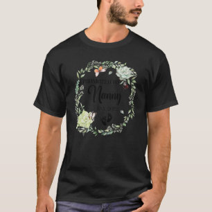 T-shirt Promu À Nanny Est 2022 Femmes Floral Première Fois