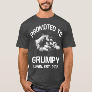 T-shirt Promu À Nouveau Grumpy EST 2022 Père de Noël
