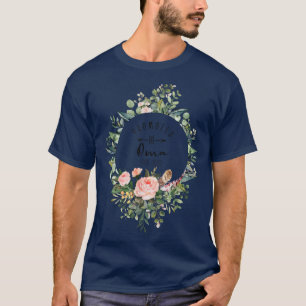 T-shirt Promu à Oma Est 2022 Femmes Fleur première fois G